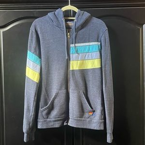 Aviator Nation zip front hoodie.